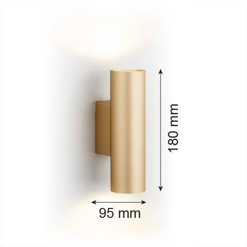 Argon Mitos Plus 2L wall lamp GU10 H 18cm
