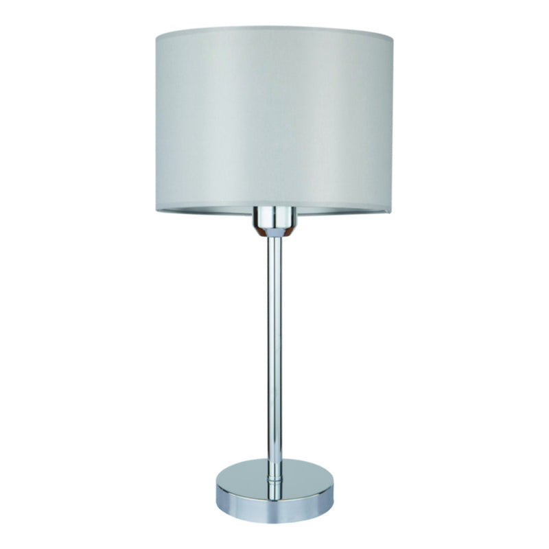 Dove Table Lamp 1xE27 Max.40W Chrome/Transparent PVC/Gray