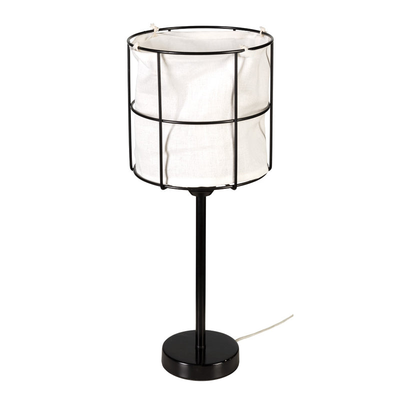 Marinero Pendant 1xE27 Max.15W Led Black/White Linen