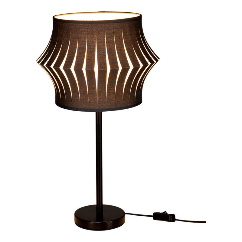 Lotus Floor Lamp 1xE27 Max.40W Black/Black PVC/Gray