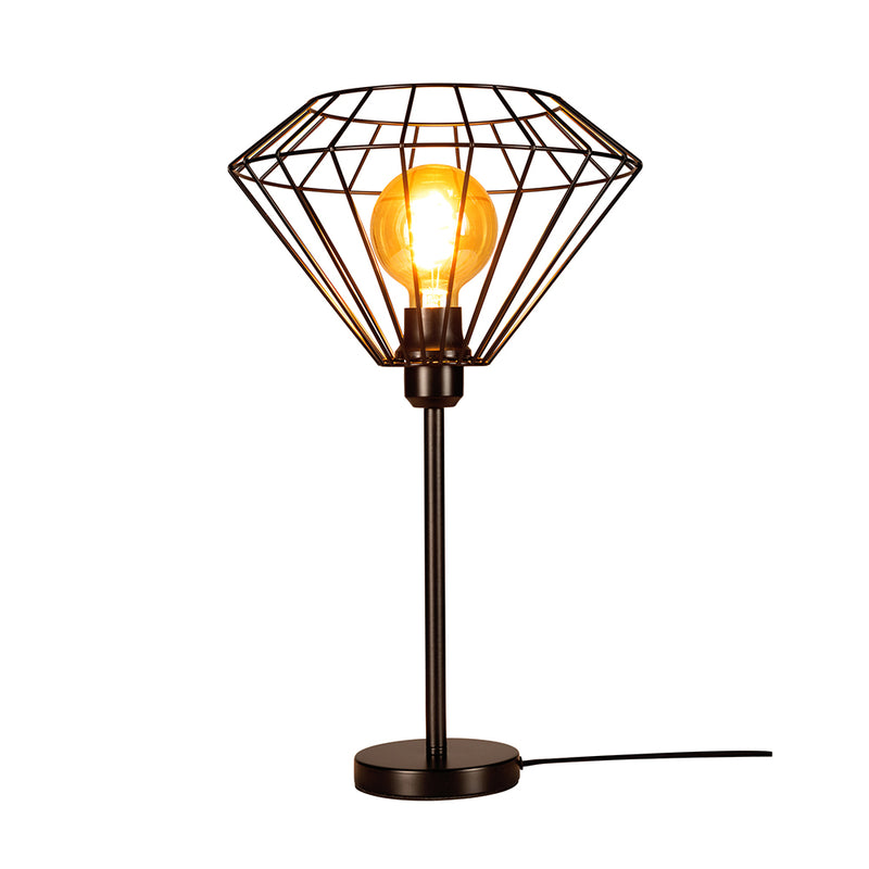 Britop Lighting Raquelle 1L pöytävalaisin E27 musta K 51cm