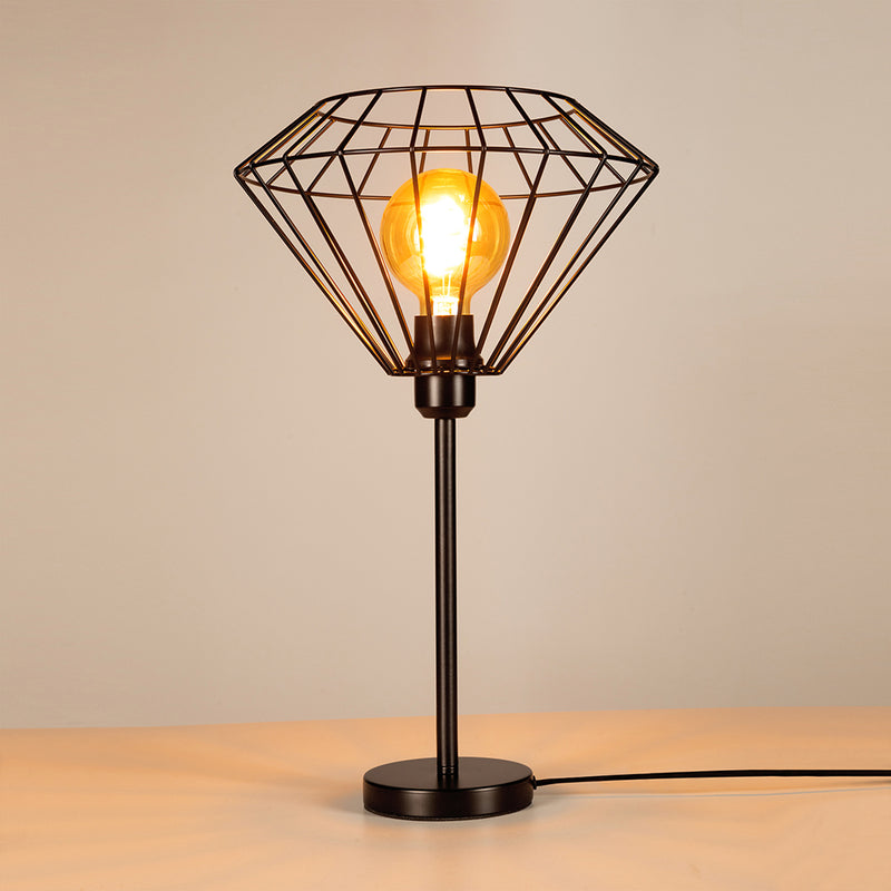 Britop Lighting Raquelle 1L pöytävalaisin E27 musta K 51cm