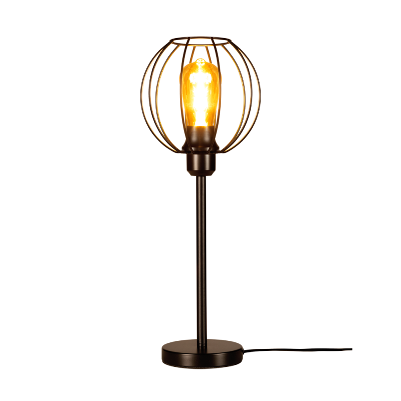 Britop Lighting Coop 1L lampe de table noire E27, H 48,5cm