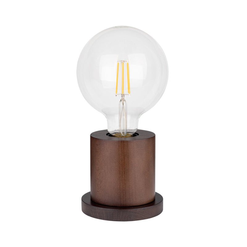 Tasse Table Lamp 1xE27 Max.25W Walnut/Black PVC