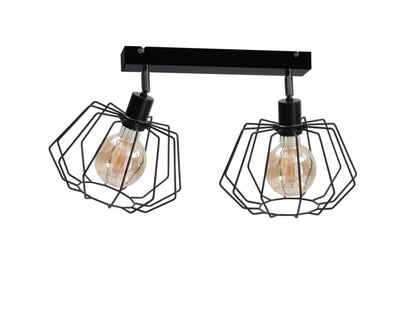 Keter Lighting Luna 2L ceiling lamps E27 H 35.0cm