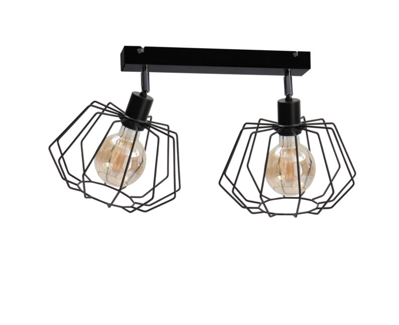 Keter Lighting Luna 2L ceiling lamps E27 H 35.0cm