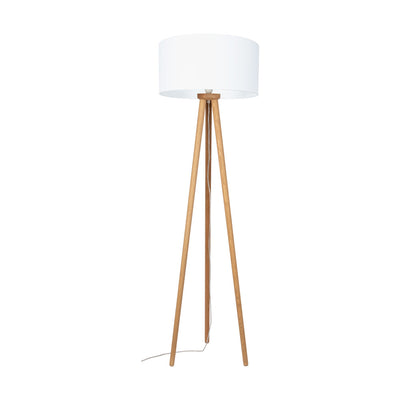 Contra Floor Lamp 1xE27 60W Stained Pine/Transparent/White