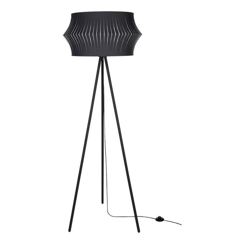 Lotus Floor Lamp 1xE27 Max.60W Black/Black PVC/Gray