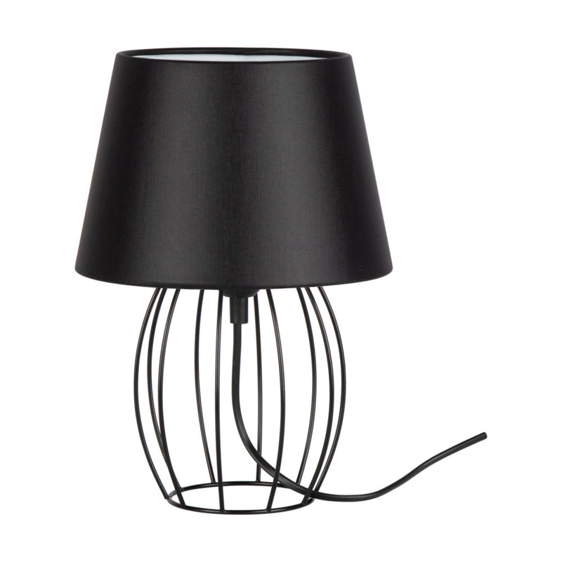 Merano Table Lamp 1xE27 Max.40W Black/Black PVC/Black