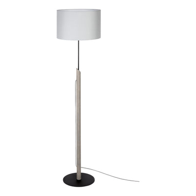 Colette Grey Floor Lamp 1xE27 Max.60W Black/Gray Stained Pine//Black/Gray