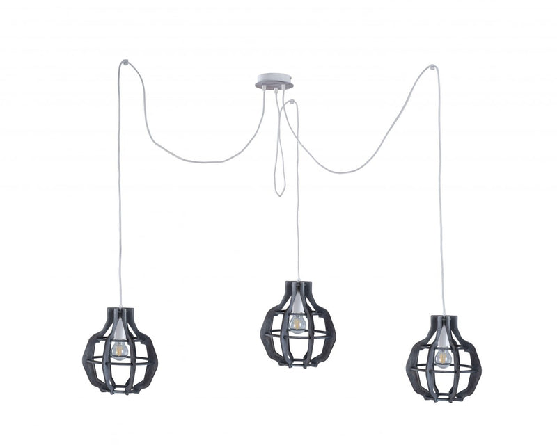 Keter Lighting Bento 3L pendant lamp E27 