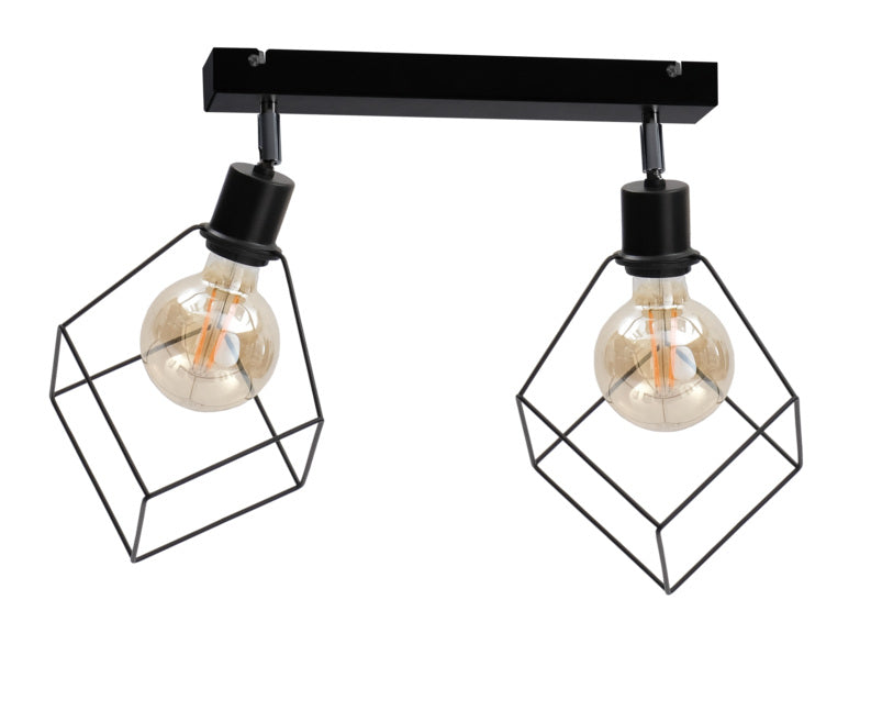 Keter Lighting Ruben 2L ceiling lamps E27 H 35.0cm