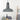 Mexlite Eden 1L pendant lamp metal grey E27, D 42cm