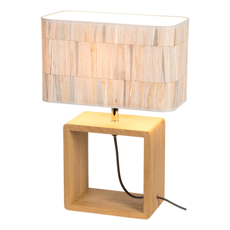 Malo Table Lamp 1xE27 Max.25W Oiled Oak/Anthracite/Multicolor