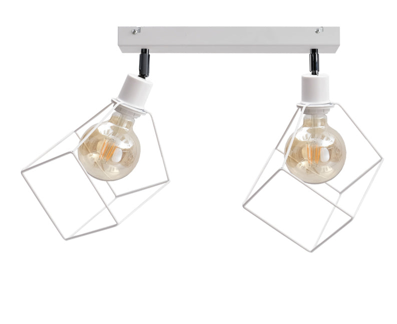 Keter Lighting Ruben 2L ceiling lamps E27 H 35.0cm