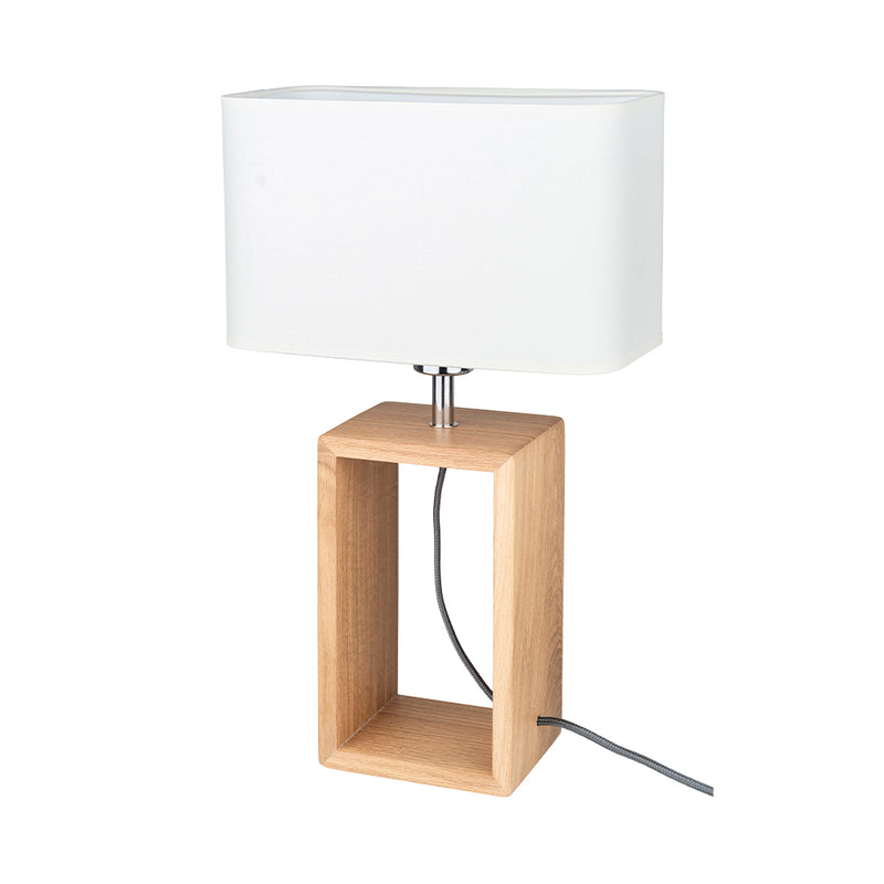 Cadre Table Lamp 1xE27 Max.25W Oiled Oak/Black