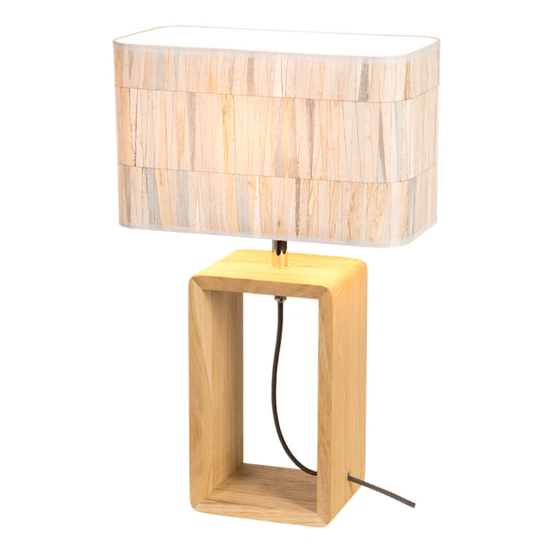 Malo Table Lamp 1xE27 Max.25W Oiled Oak/Anthracite/Multicolor