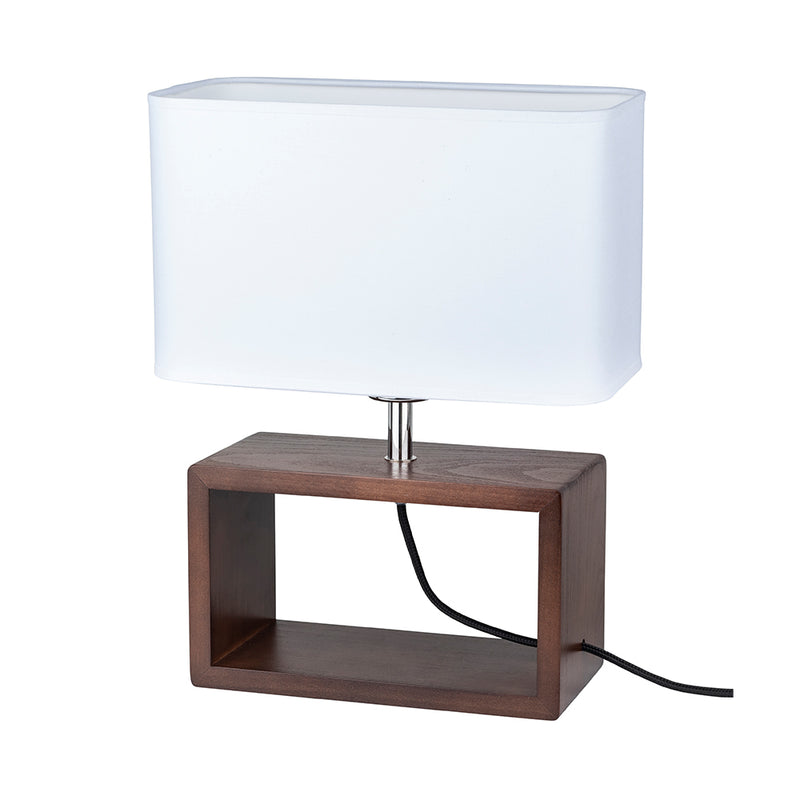 Cadre Table Lamp 1xE27 Max.25W Oiled Oak/Black