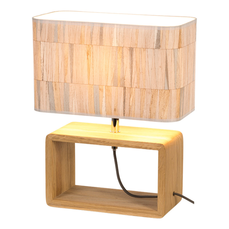 Malo Table Lamp 1xE27 Max.25W Oiled Oak/Anthracite/Multicolor