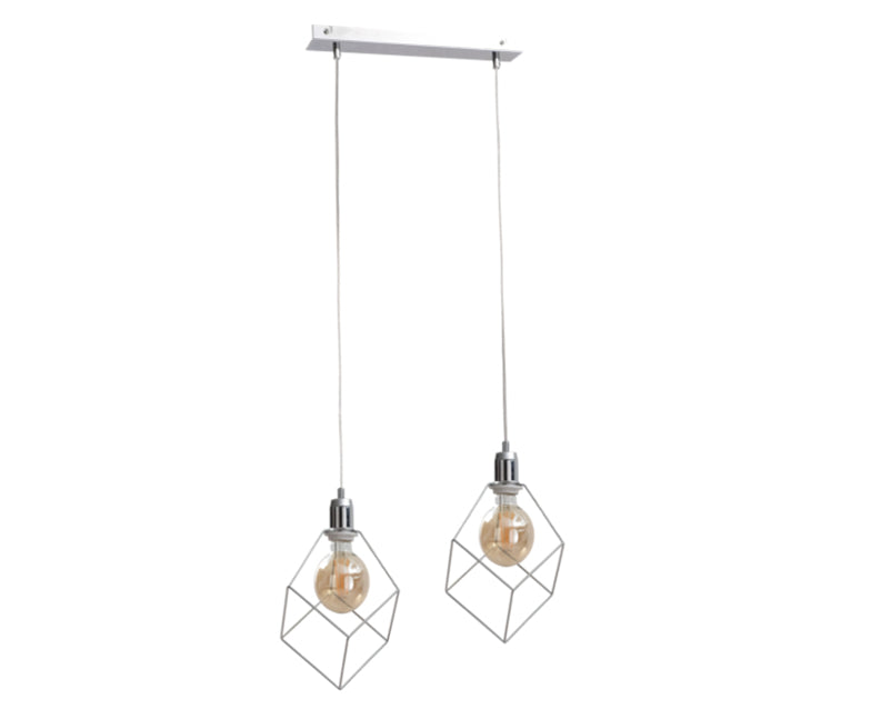 Keter Lighting Ruben 2L linear suspension E27 H 120.0cm