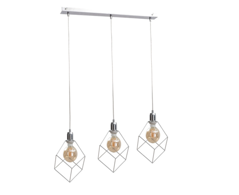 Keter Lighting Ruben 3L linear suspension E27 H 120.0cm