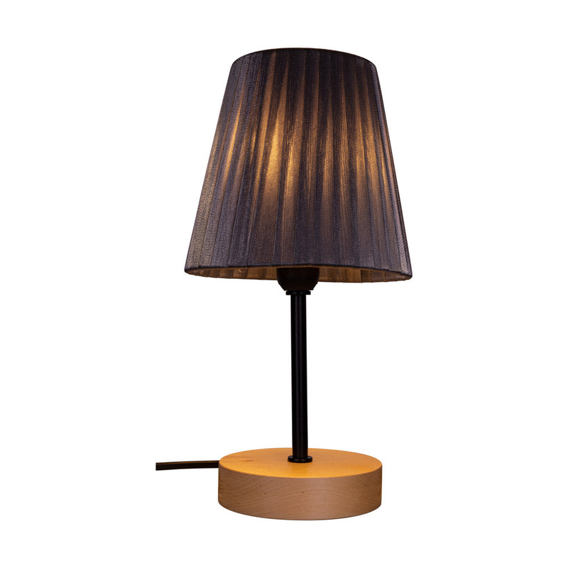 Mila Wood Table Lamp 1xE14 Max.40W Birch/Black/Anthracite