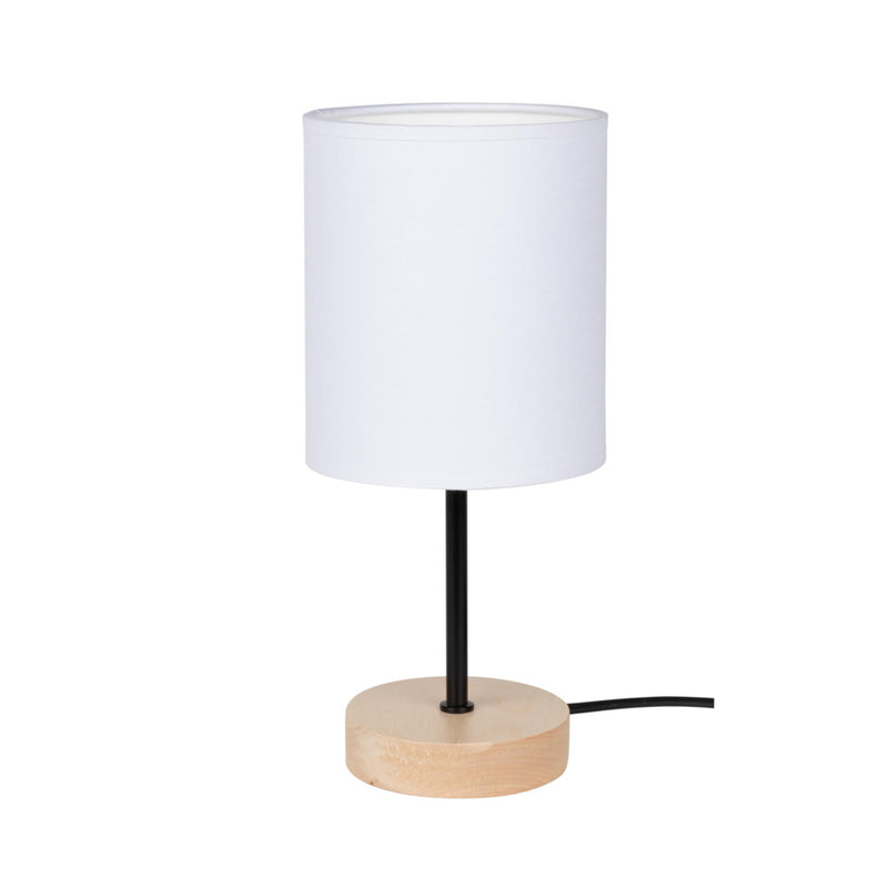 Mila Table Lamp 1xE27 Max.25W Birch / Black / White