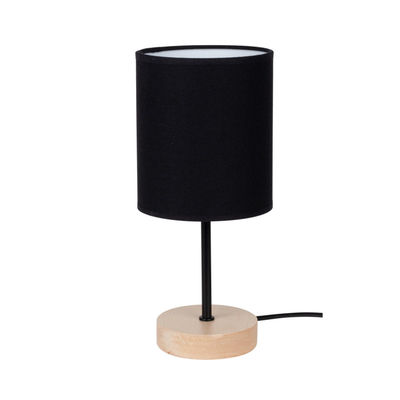 Mila Table Lamp 1xE27 Max.25W Birch / Black / Black