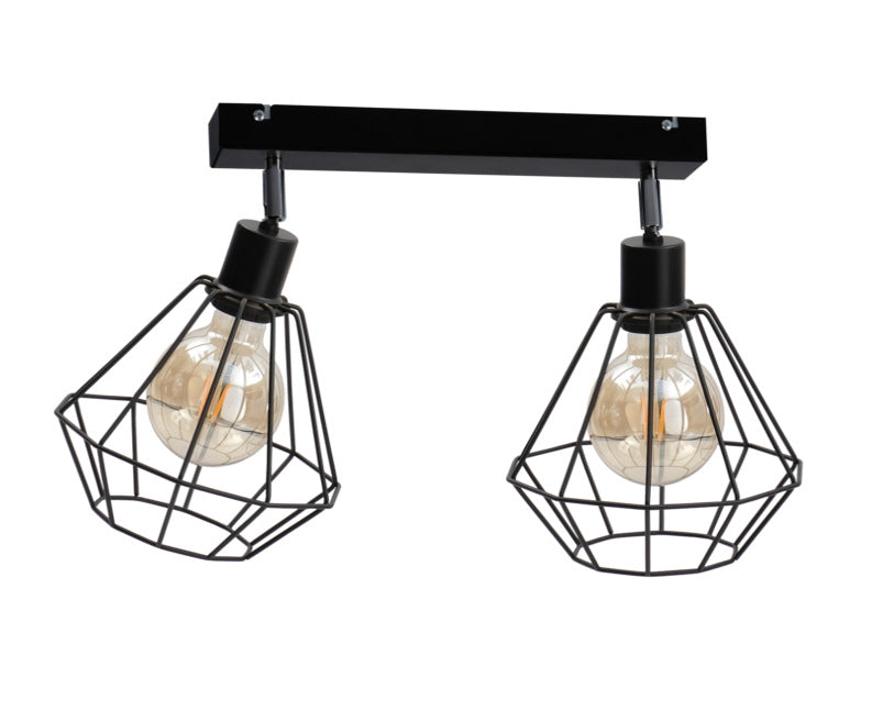 Keter Lighting Foskal 2L ceiling lamp E27 H 30.0cm