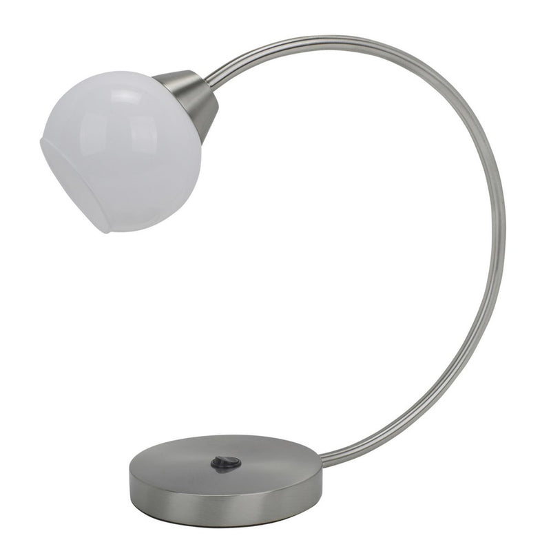 Table Lamp T72 1xLED Integrated Max.4.5W Matte Nickel/White/Black PVC