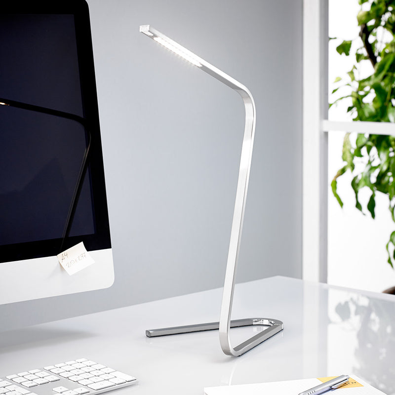 MeliTec Kali 1L desk lamp LED, satin, 6W