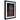 Picture in black frame, Tower of dessert chocolate