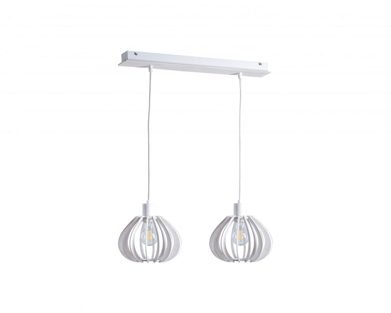 Keter Lighting Nicoleta 2L linear suspension E27 H 21.0cm