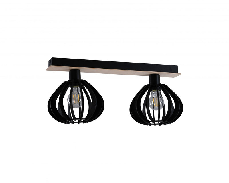 Keter Lighting Nicoleta 2L ceiling lamps E27 H 21.0cm