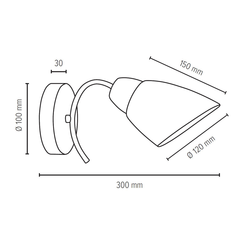 Viletta Wood Lampa Ceiling Lamp 3xE27 Max.60W Oiled Oak/Chrome/White