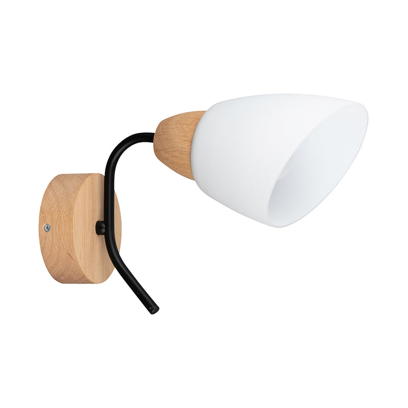 Viletta Wood Ceiling Lamp 3xE27 Max.60W Oiled Oak/Matt Black/White