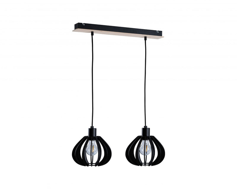 Keter Lighting Nicoleta 2L linear suspension E27 H 21.0cm