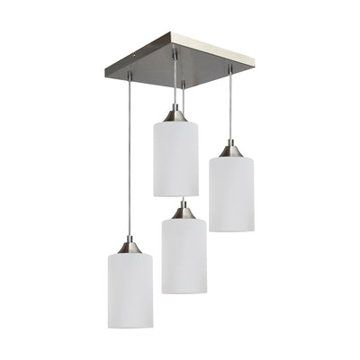 Bosco Mix Pendant 4xE27 Max.60W Satin / Transparent PVC / White