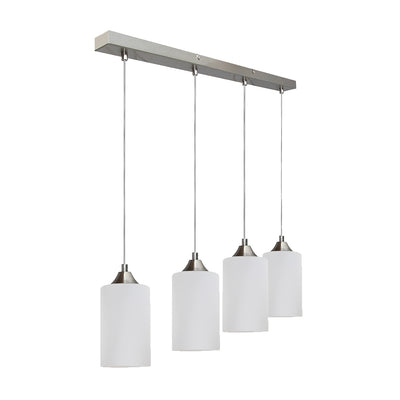 Bosco Mix Pendant  4xE27 Max.60W Satin / Transparent PVC / White