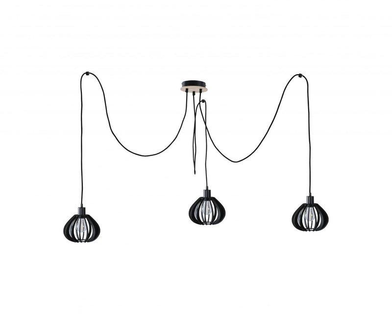 Keter Lighting Nicoleta 3L pendants E27 