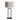 Steinhauer Rod 1L table lamp silver E27, H 55cm