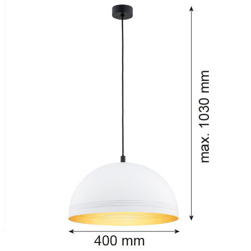 Argon Bonita 1L pendant lamp E27 H 103cm