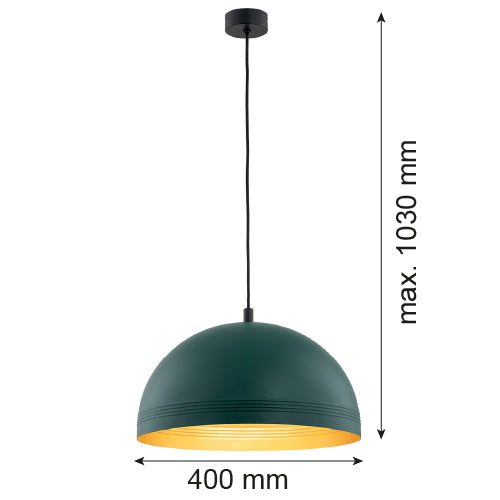 Argon Bonita 1L pendant lamp E27 H 103cm