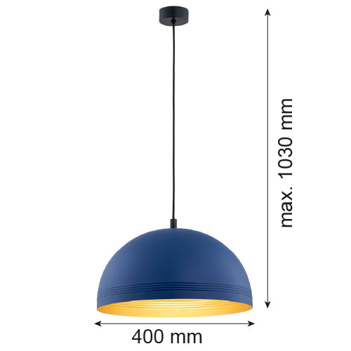 Argon Bonita 1L pendant lamp E27 H 103cm