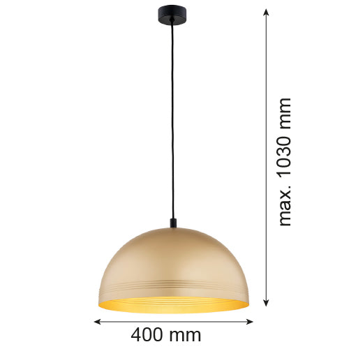 Argon Bonita 1L pendant lamp E27 H 103cm