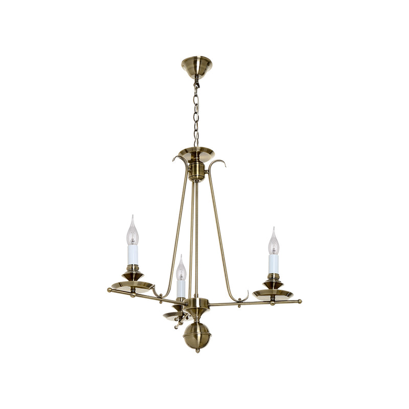 Catania Chandelier 3xE14 Max.40W Patina/Patina