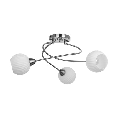 Pavia Ceiling Lamp 3xE27 Max.60W Satin/White