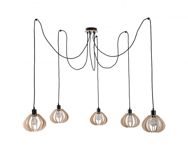 Keter Lighting Nicoleta 5L pendants E27 