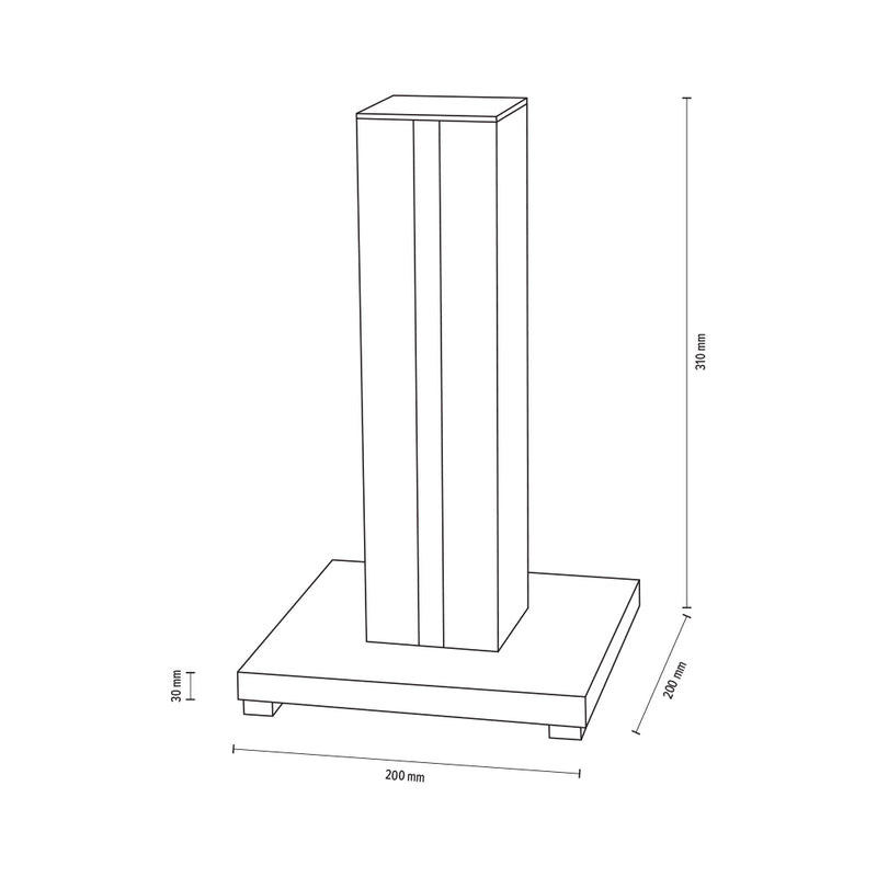 Flame Floor Lamp 1xE27 Max.60W; 1xLED 12V Integrated 16W Gray/Oak/Black PVC/White Touch Dimmer