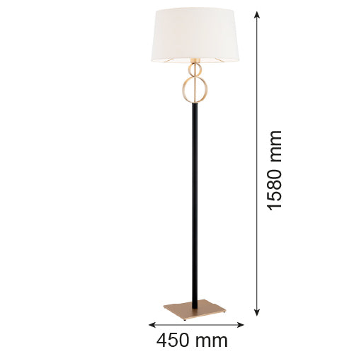 Argon Perseo 1L floor lamp E27 H 158cm